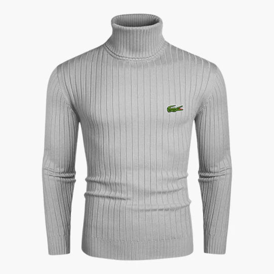 LC | Pull à col roulé ajusté en maille