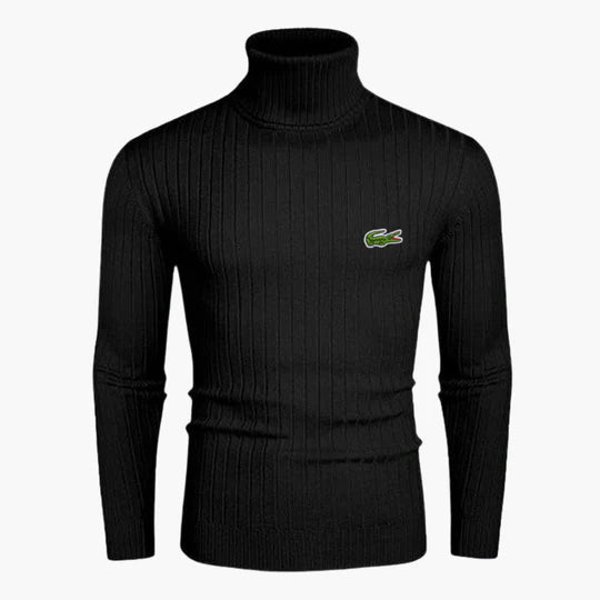 LC | Pull à col roulé ajusté en maille